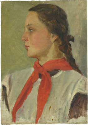 Лянглебен Моисей Вольфович. Портрет пионерки 